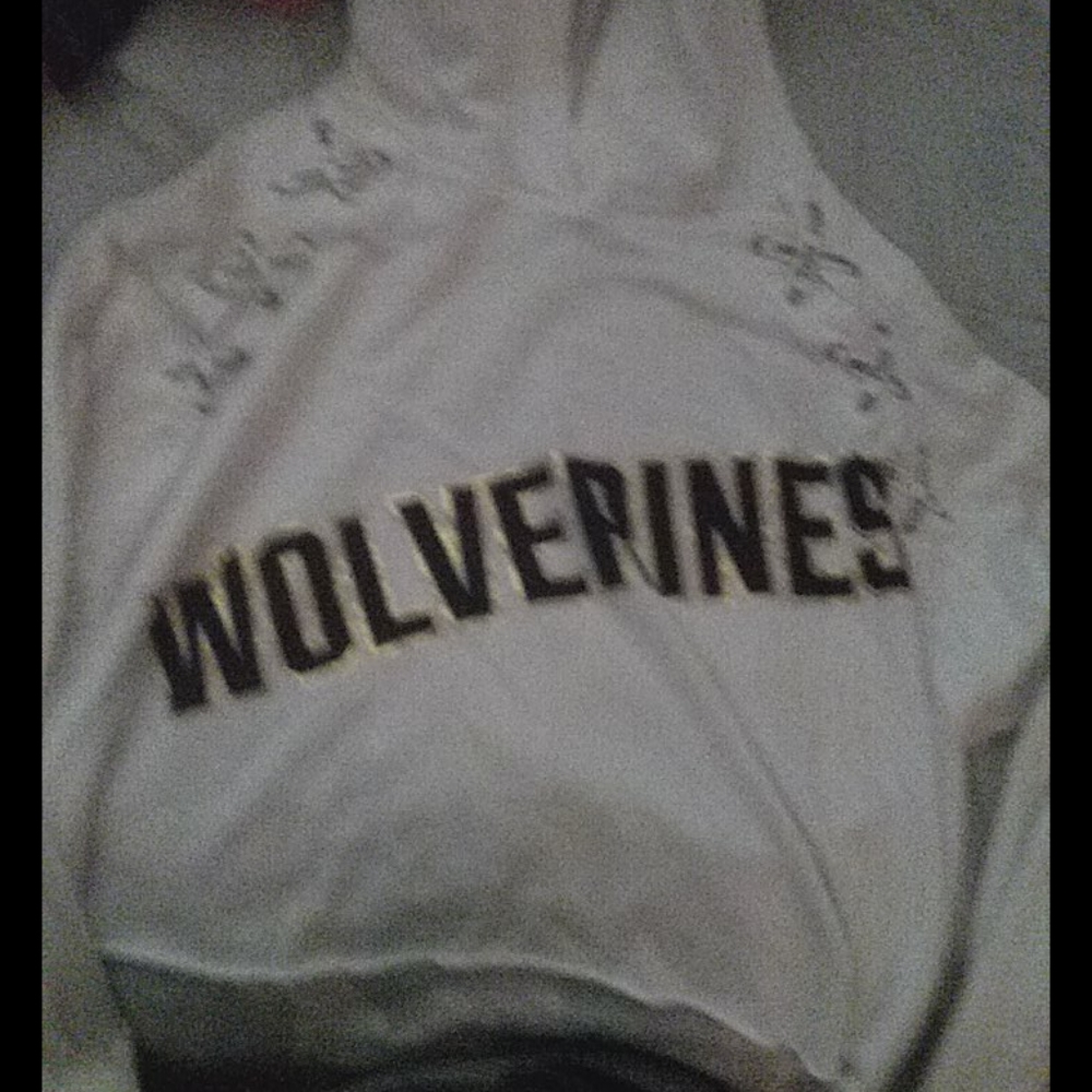 Victorias secret pink ,Michigan wolverines cropped